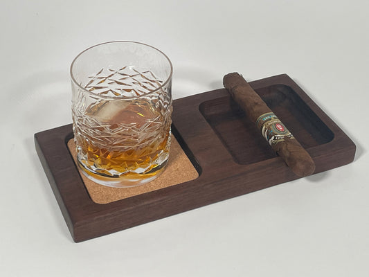 Whiskey and Cigar Tray