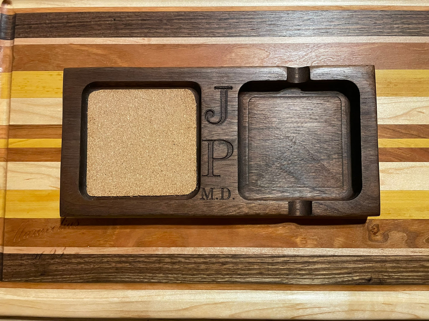 Whiskey and Cigar Tray