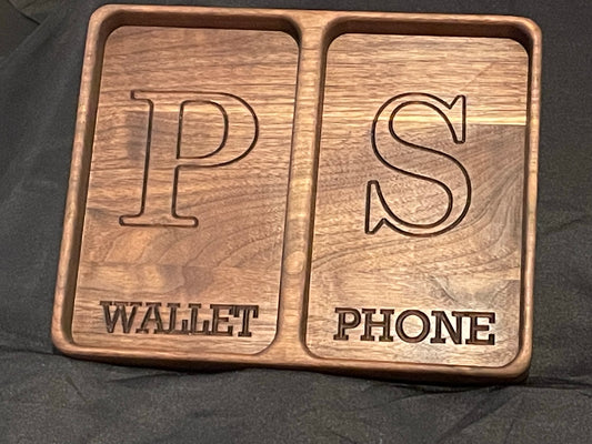 Wood Valet Tray