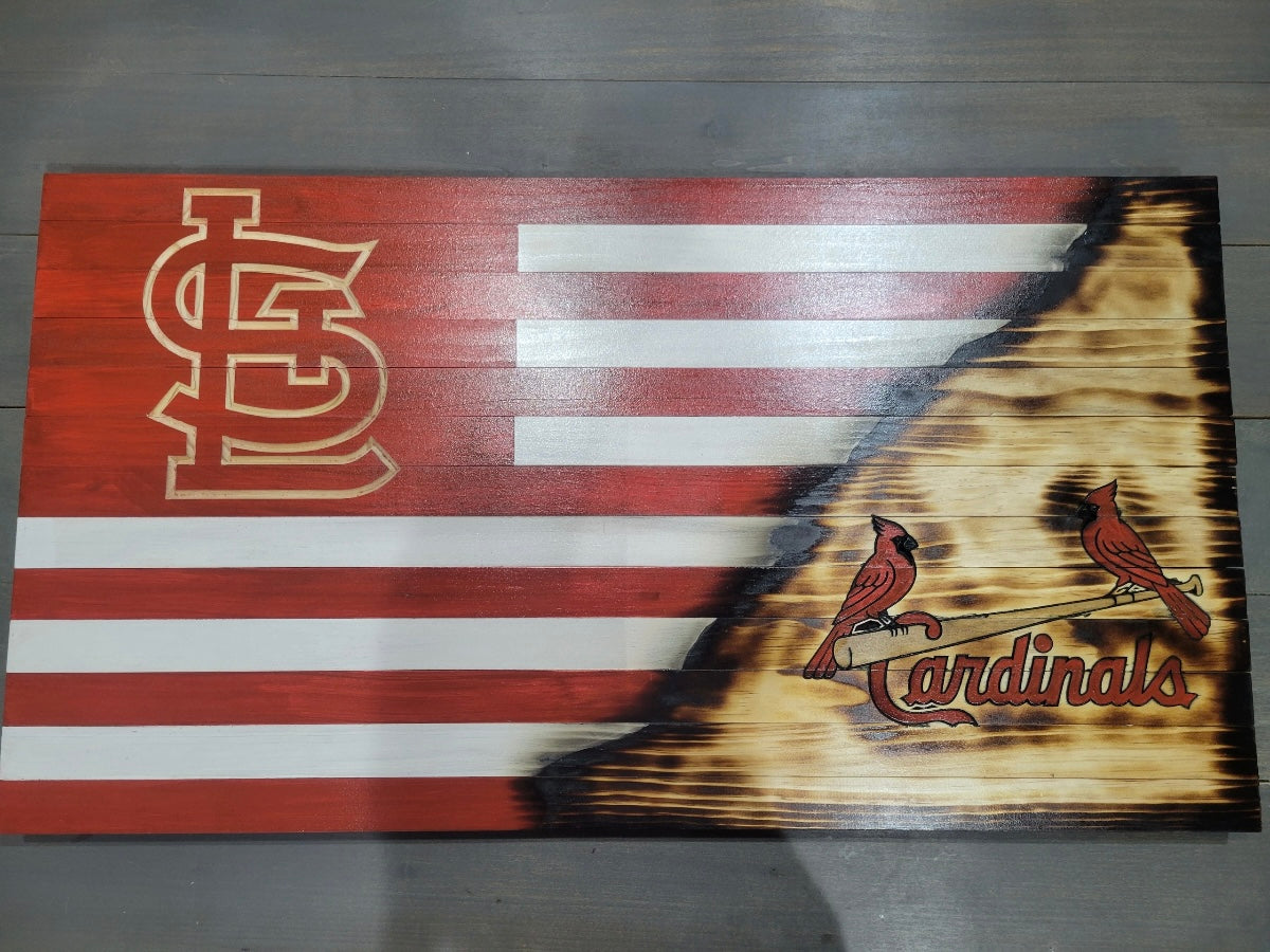 Custom Wooden Flag